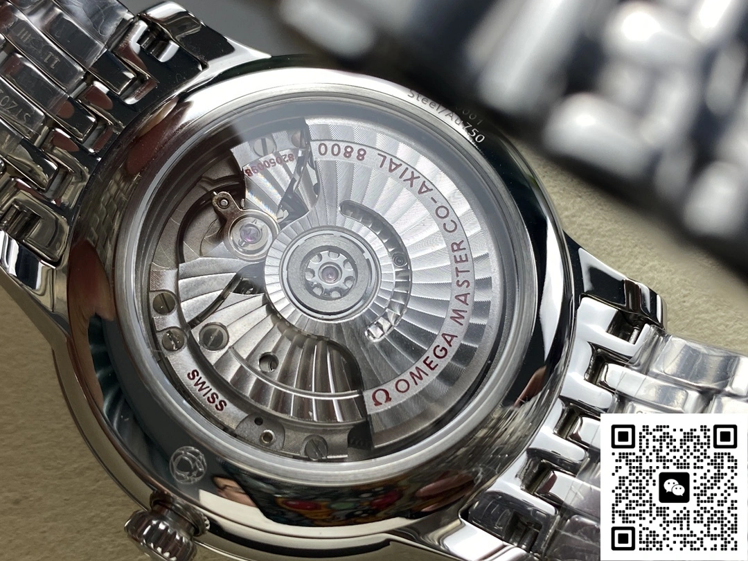 KZ Factory Omega De Ville 434.10.40.20.10.001 1:1 Best Edition Replica Watch